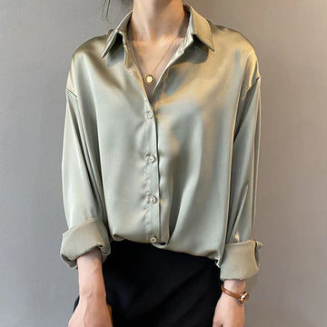 Aurora Classic Satin Shirt