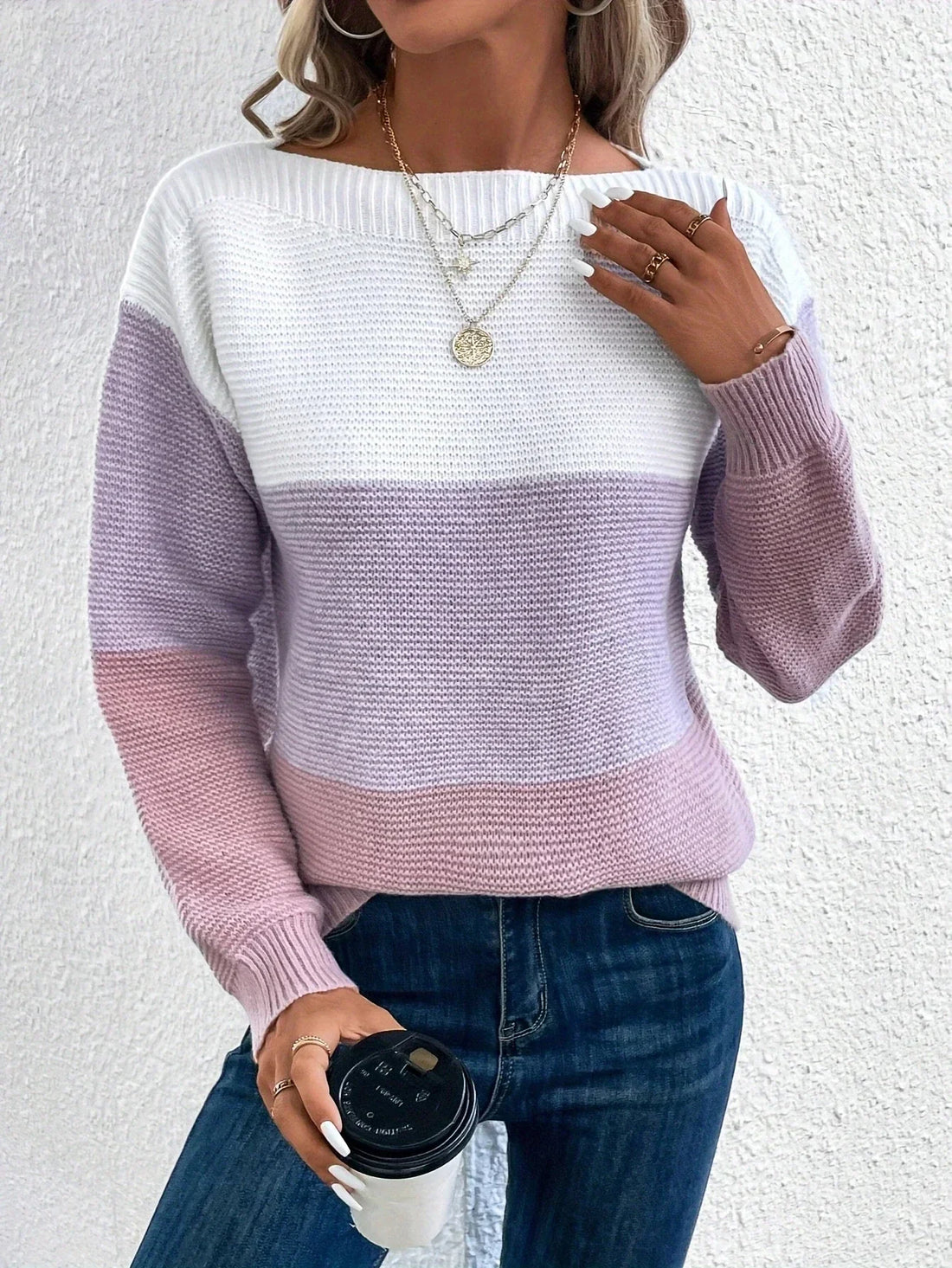 Ellie Boat Neck Sweater