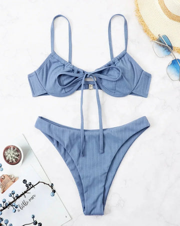 High Waist 2 Piece Swimsuit